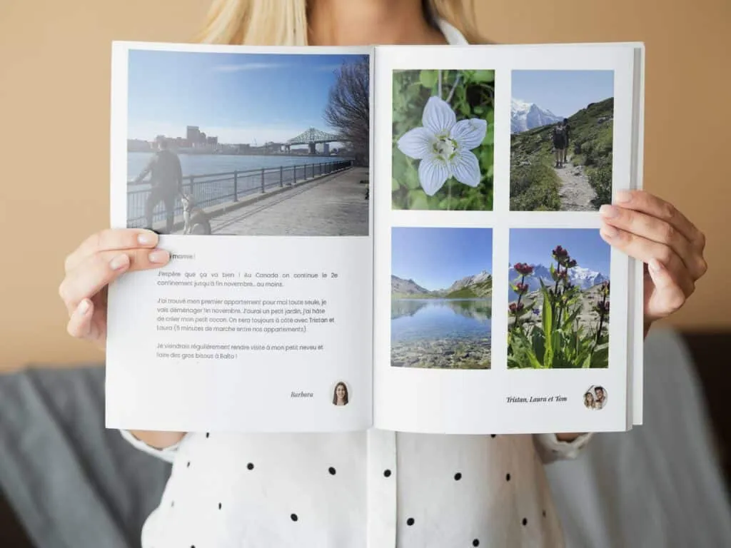 vue intérieur d&apos;un livre photo uunni